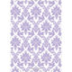 Orchid Damask Invitations Image 3 of 10
